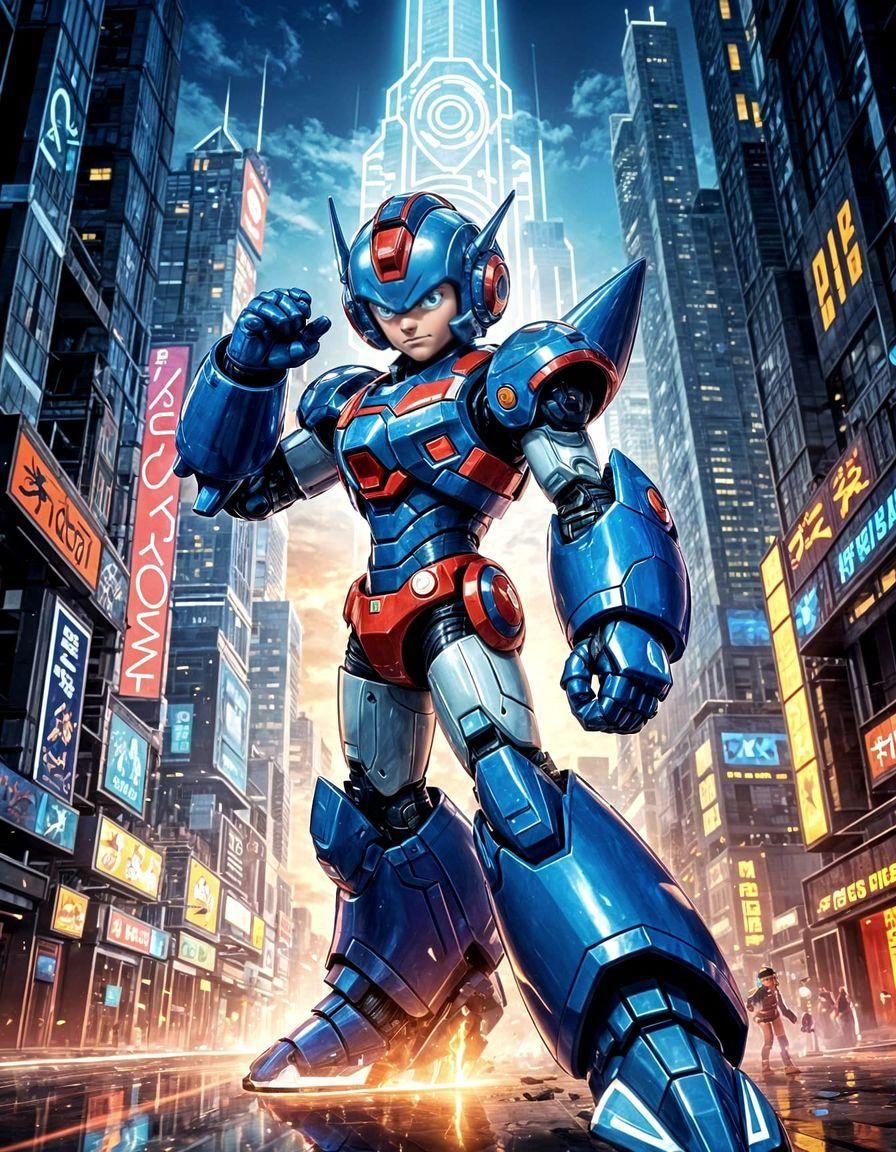 Mega Man ZX Illustration