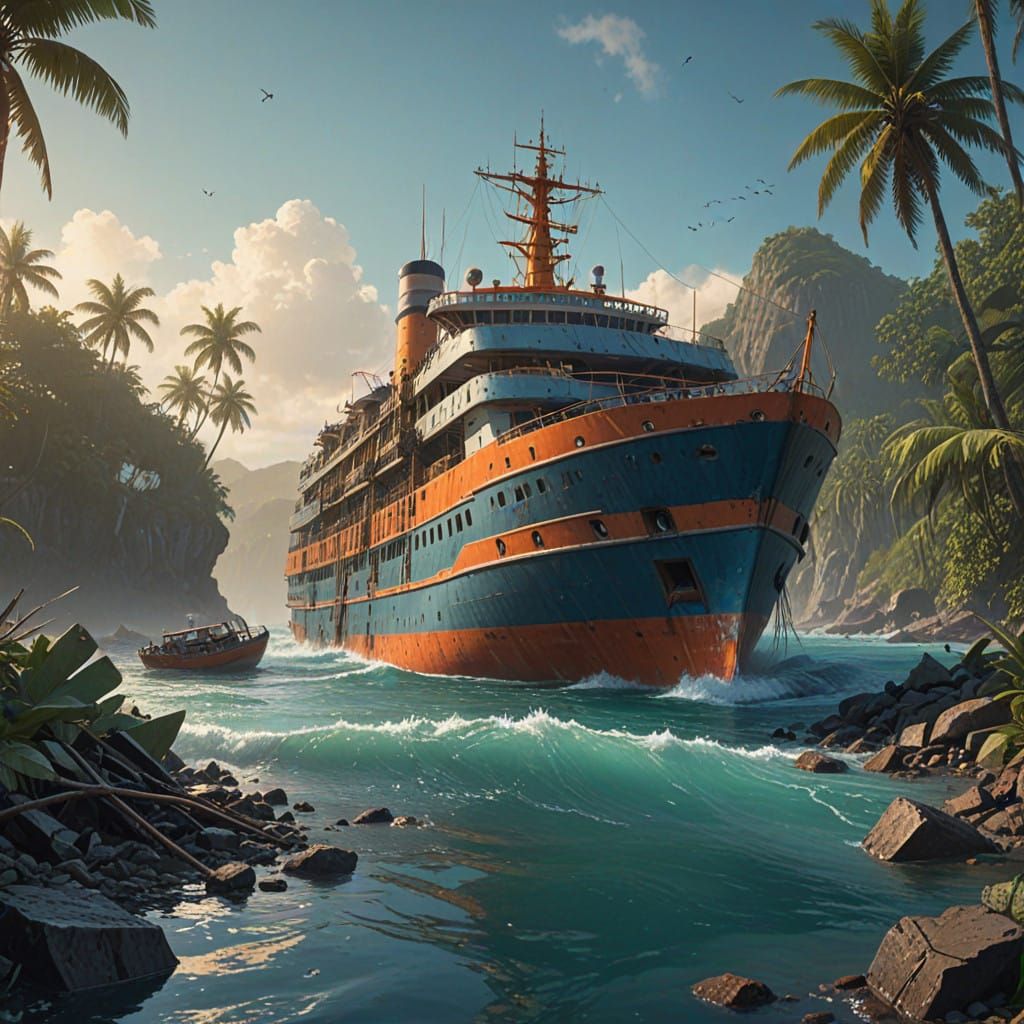 Surreal Cruise Ship Disaster in the Caribbean