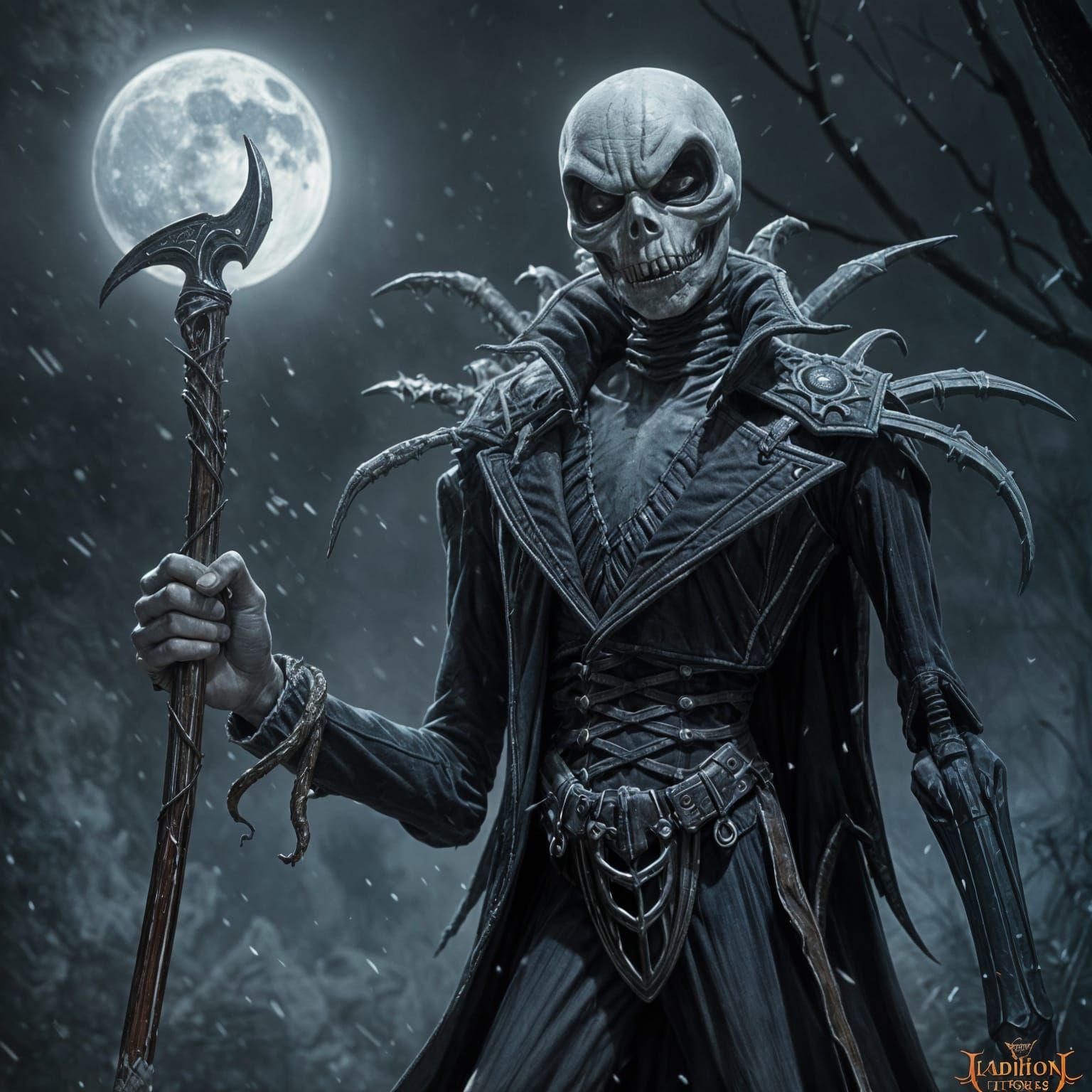 Dark Jack Skellington Radiates Malevolence in Chilling Close...