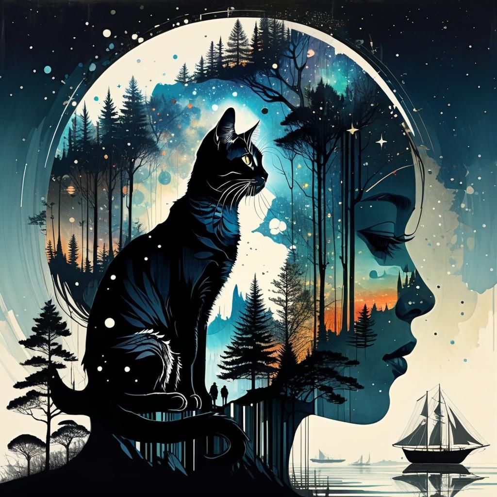 Galaxy Dripping into World of Star Trees