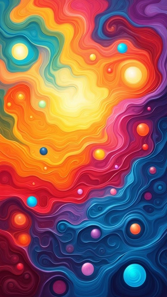 Abstract Ethereal Design Symbolizing Peace and Prosperity