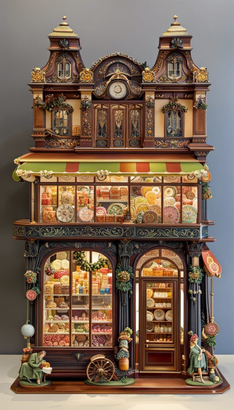 Art Nouveau Gourmet Candy Store