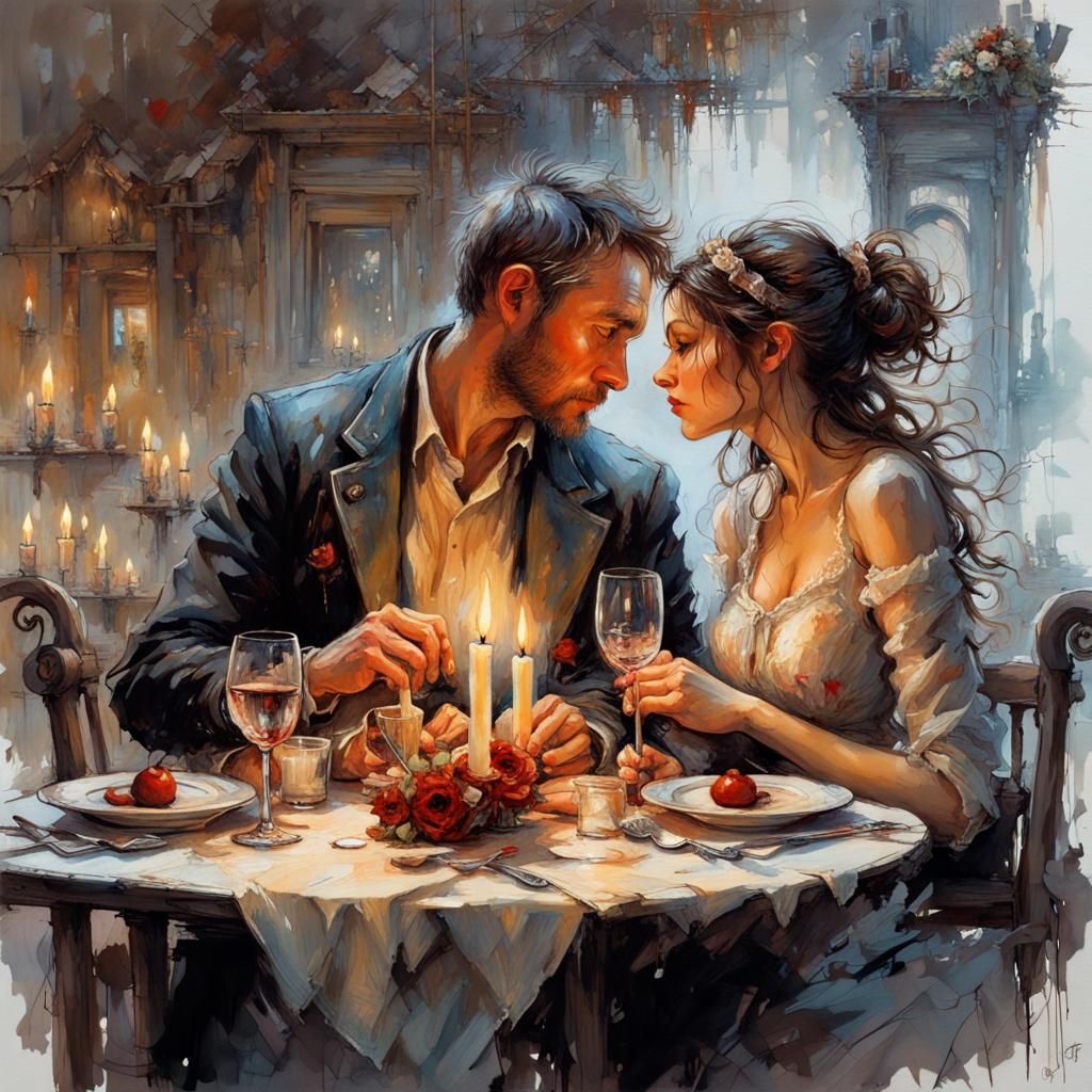 Romantic Candlelit Dinner for Valentine's Day