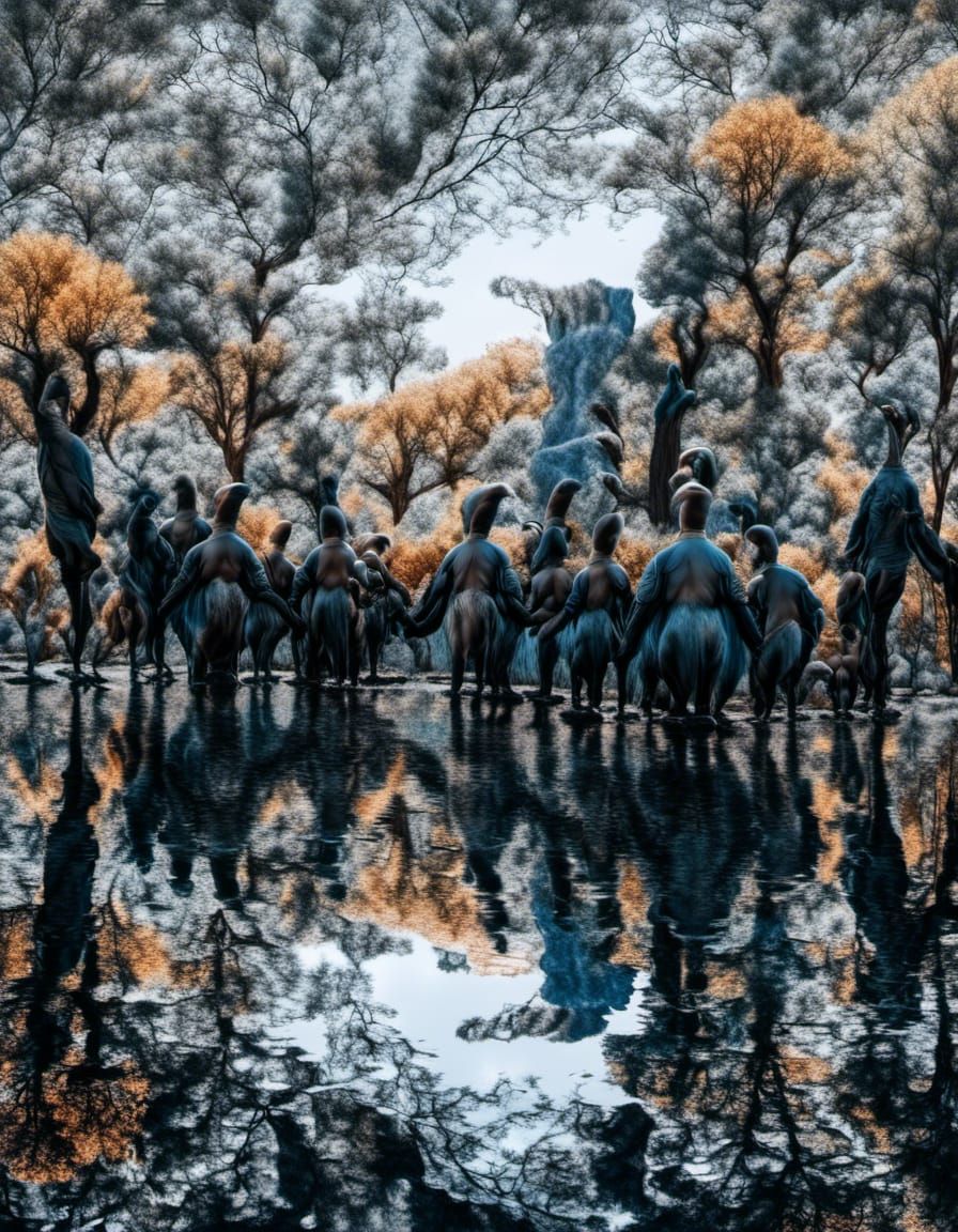 Alien Party in 20th Century Paintings