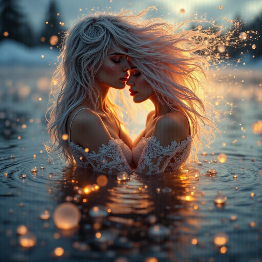 Ethereal Moment of Nostalgia in Hyper-Realistic Detail