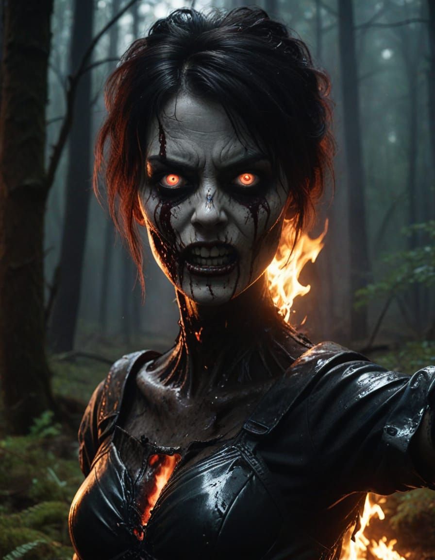 Haunted Horror Maiden Torments the Wilderness