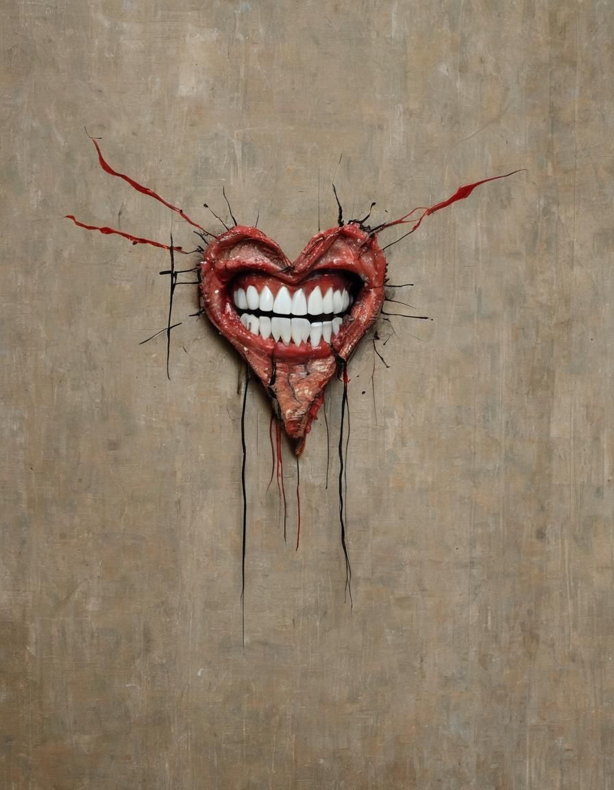 Heartbreak: Abrasive Expression in Mixed Media