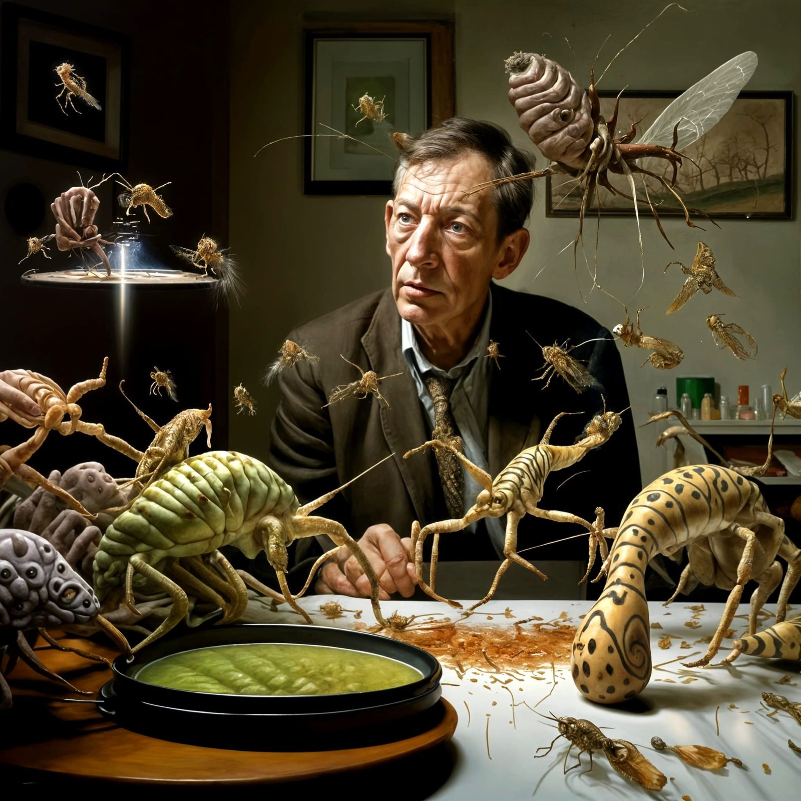 Surreal Portraits of Beautiful People in Bizarre Scene