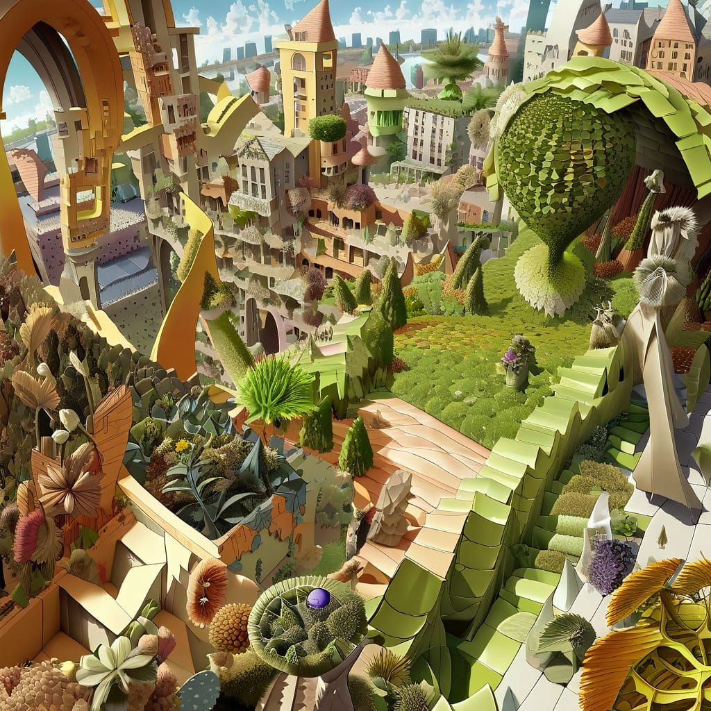 Fragmented Sculpture Blending Bio Art and Surrealism