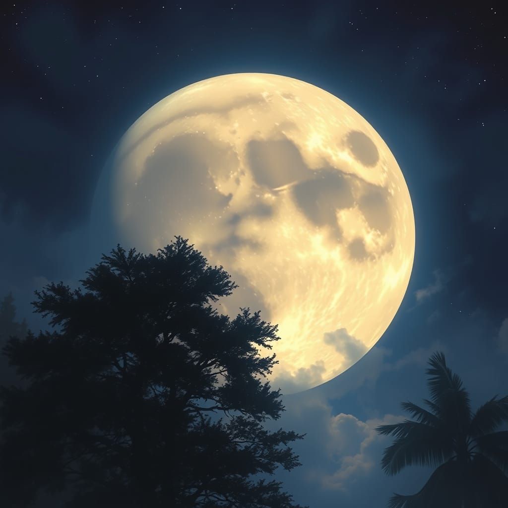 Hunter's Moon Glows with Ethereal Fantasy