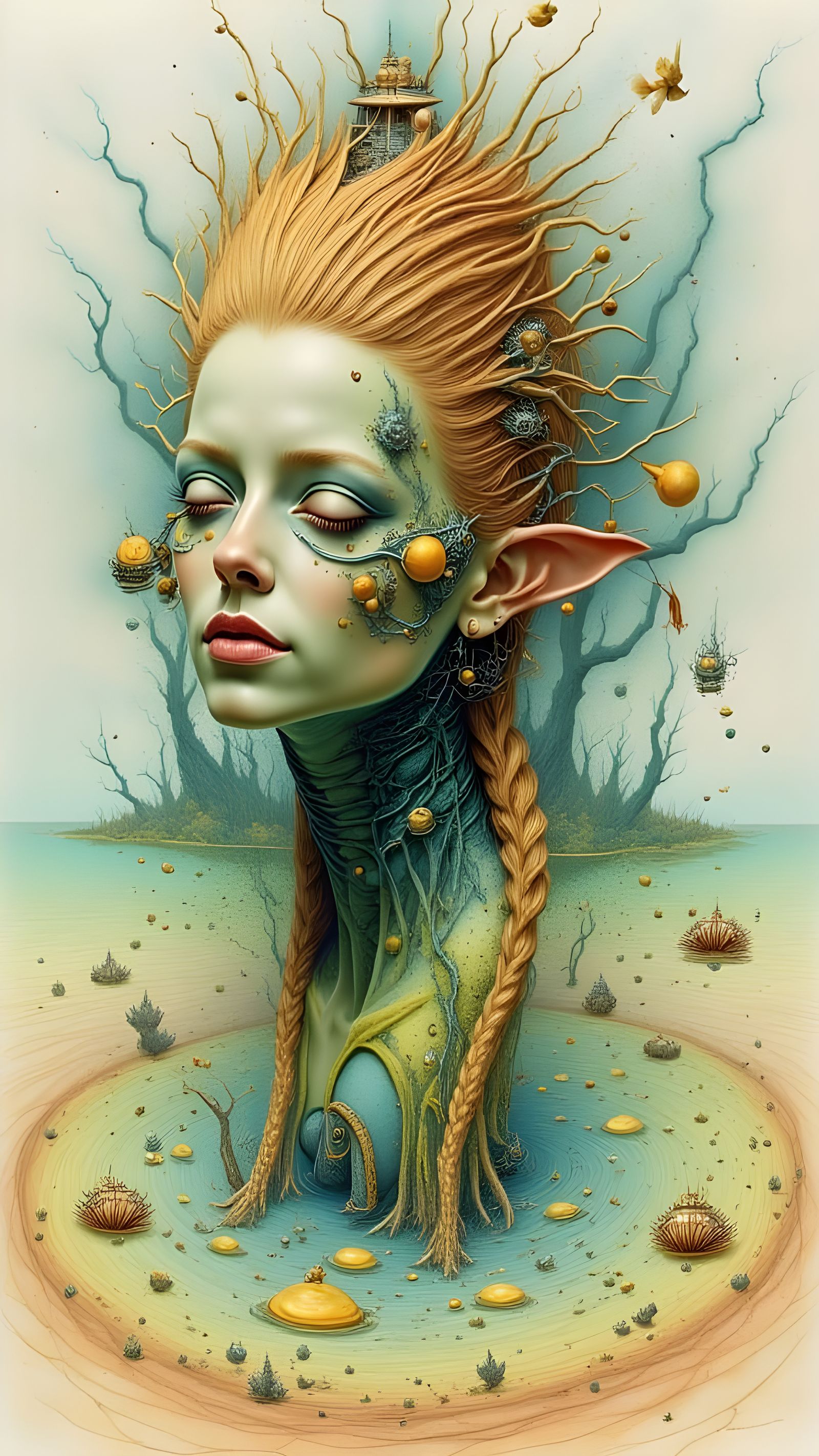 Surreal Amu Darya Delta 3