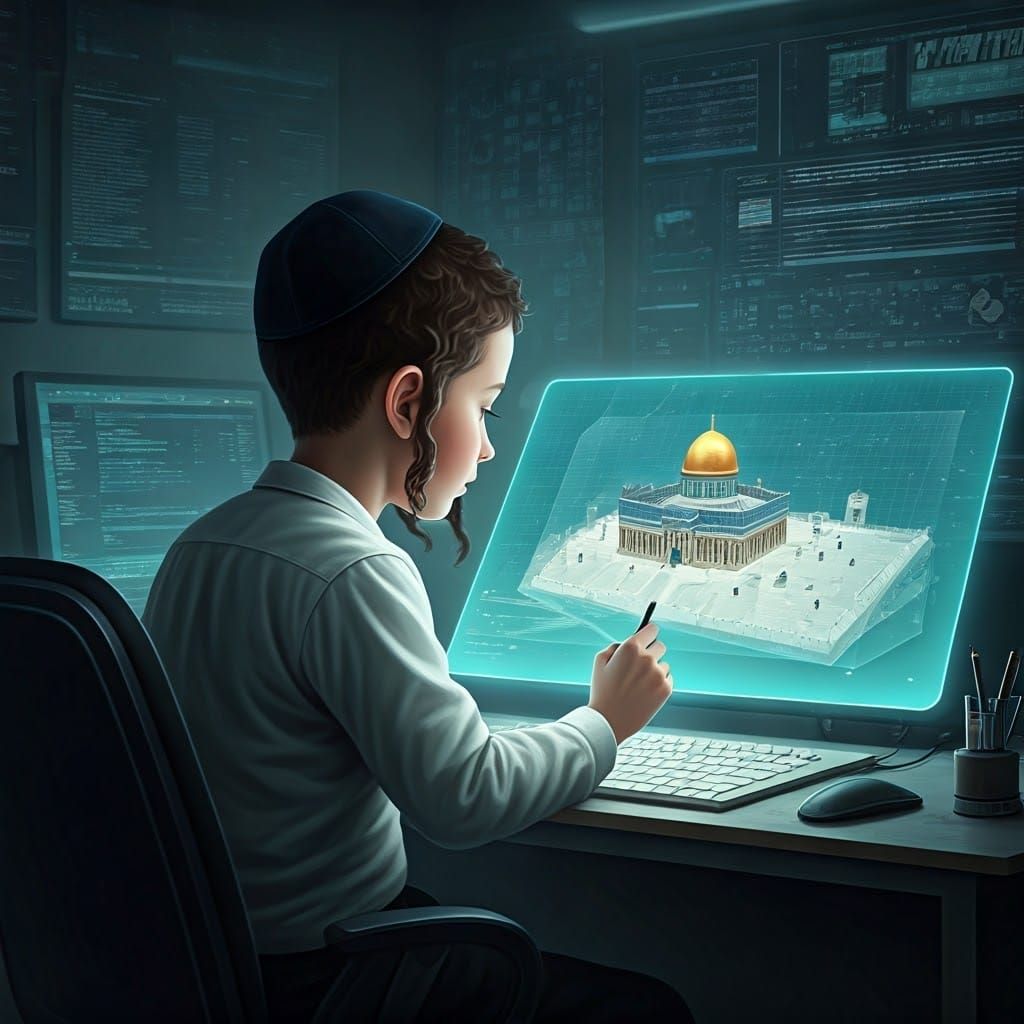 Digital Artist Envisions Futuristic Temple Mount in 3D Holog...
