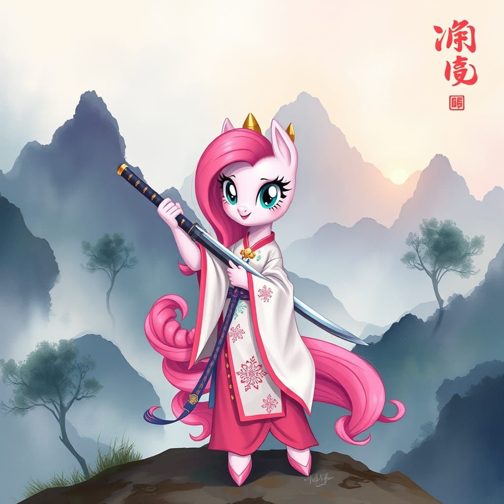 Pinkie Pie is a wuxia princess