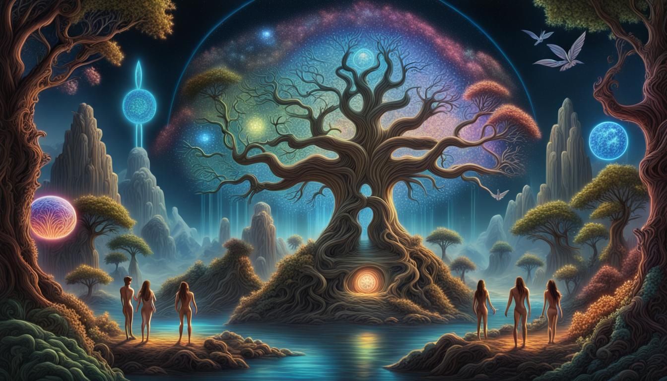 Utopian Harmony: A Tree of Life Portrait