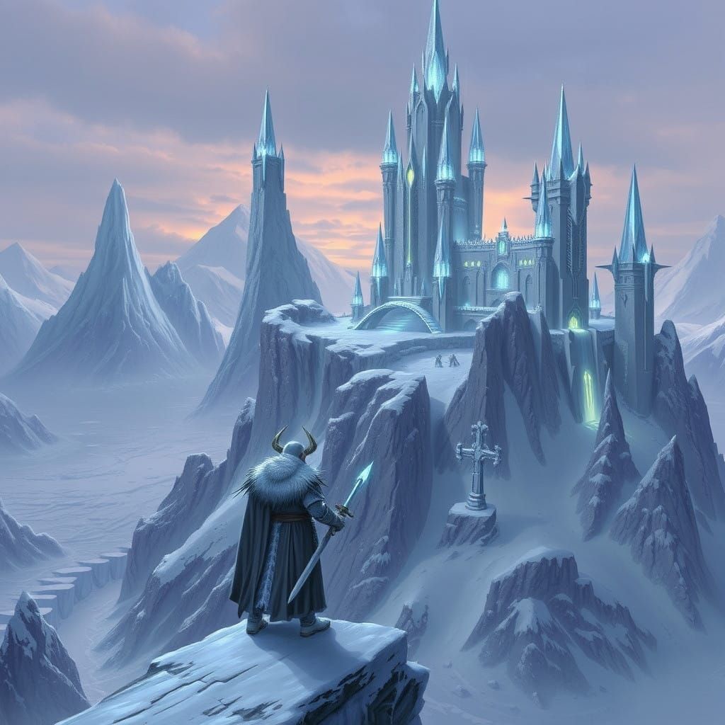 Ethereal Snow Elf Citadel Frostspire Bastion Majestic Strong...