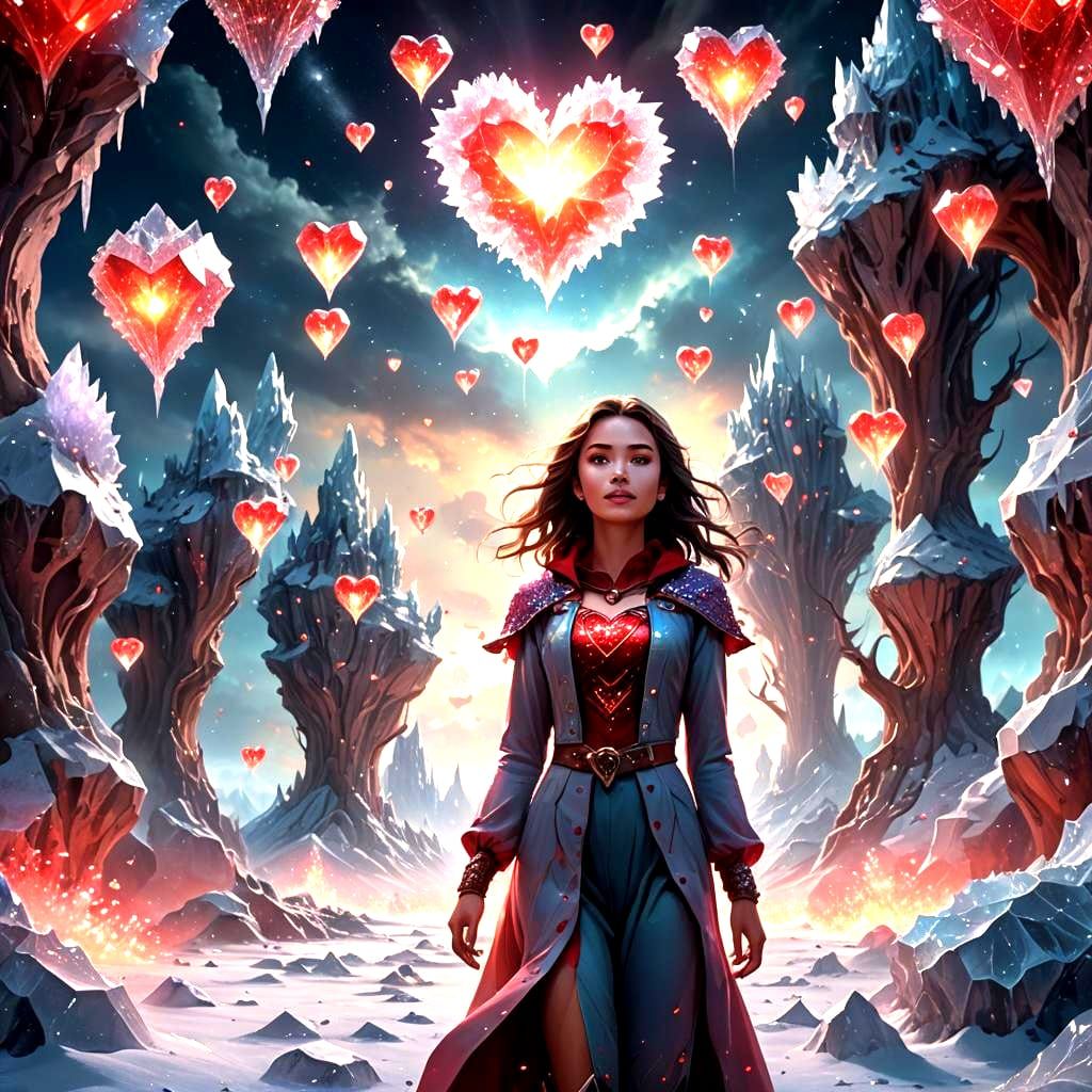 Crystal Fairy in Colorful Fantasy Art Style