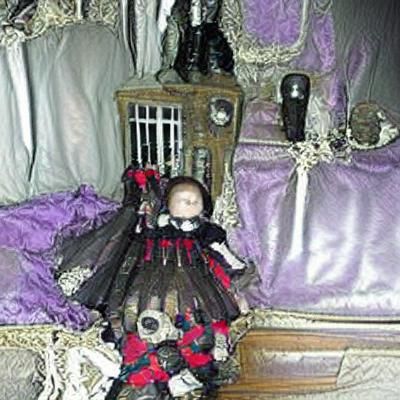Haunted Gothic Doll in Eerie Style