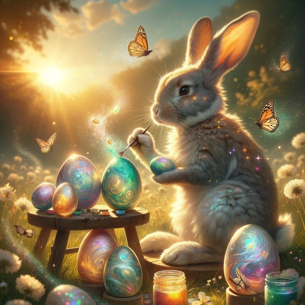 The Bunny’s Artful Creations