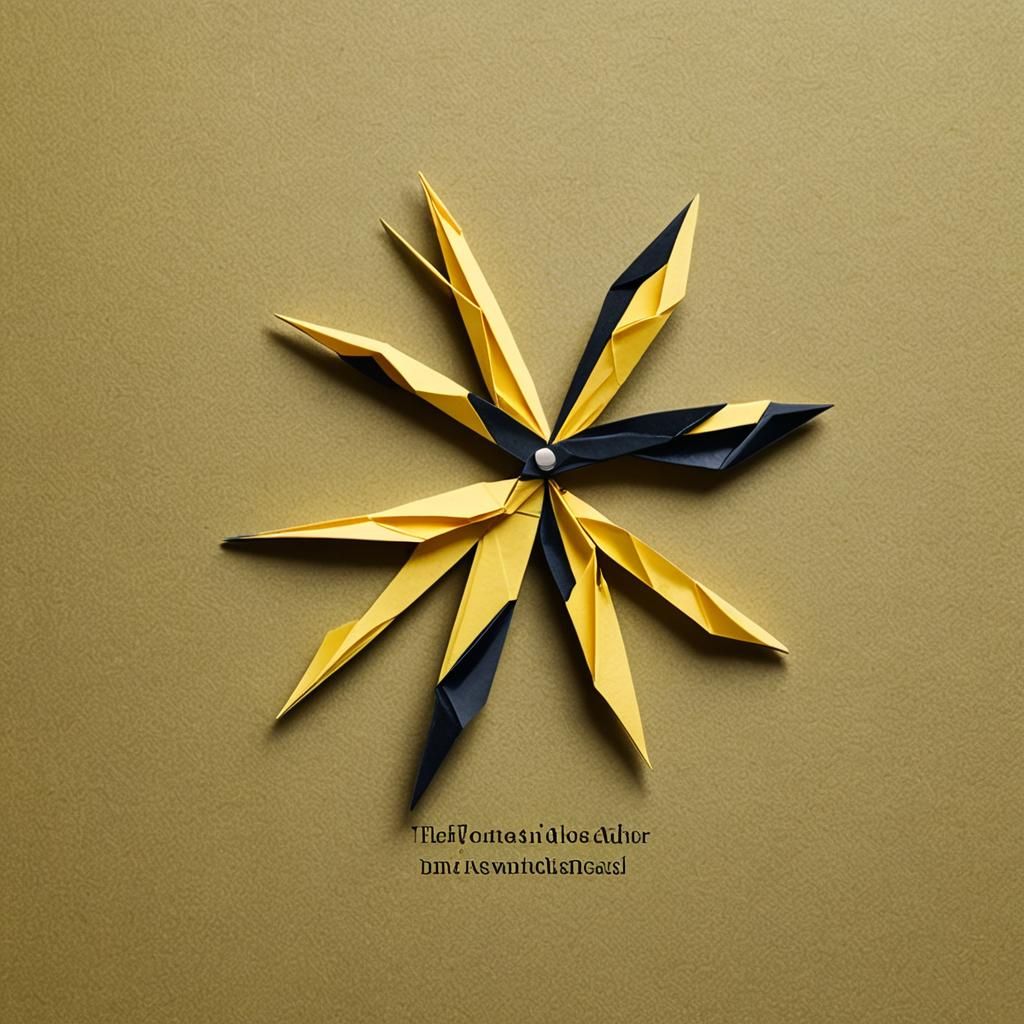 Origami Paper Scissors Art: Fashion Brand Guide Cover