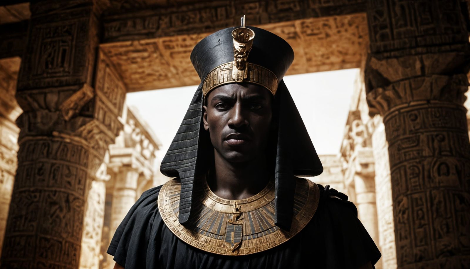 Pharaoh Shoshenq I: Photorealistic Portrait in Ancient Egypt