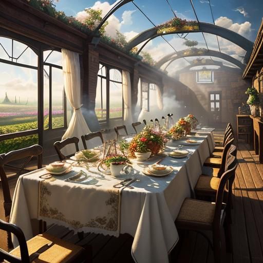 Hyperrealistic Farm Yard Still Life in Surrealist Style