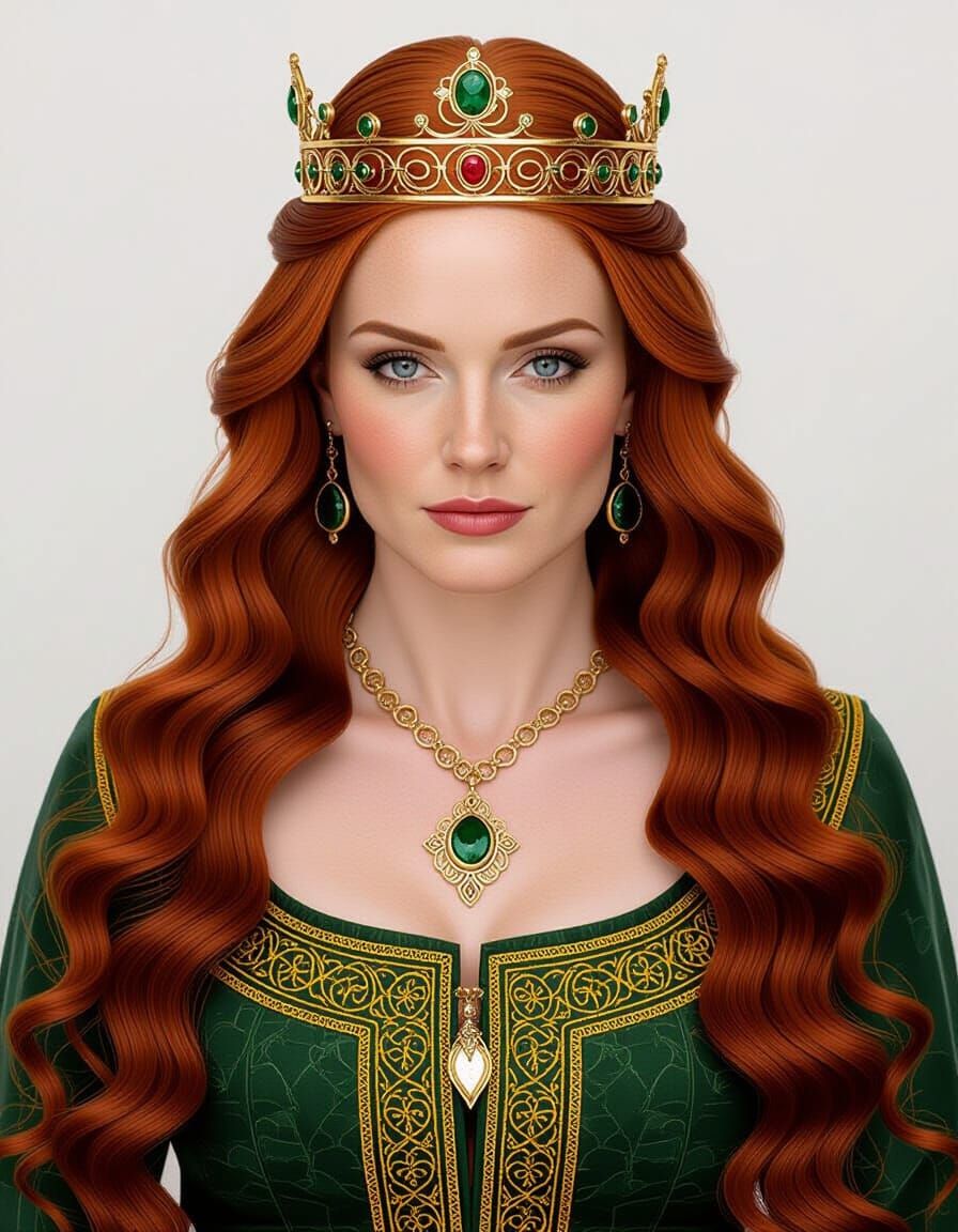Queen of Irish Warriors: A Regal Portrait