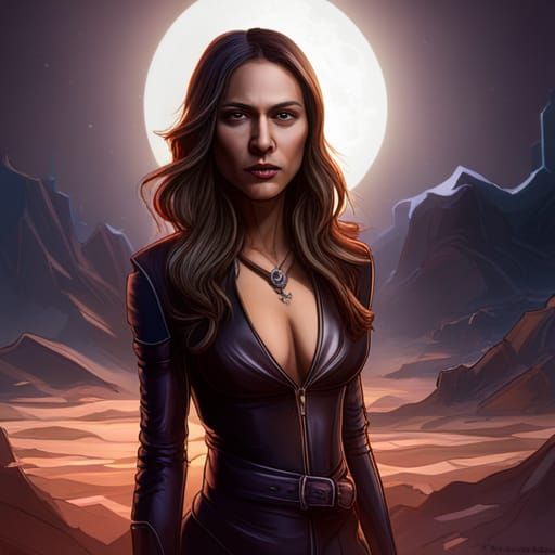 Grace as Mazikeen of The Lillum: Detailed Matte Painting