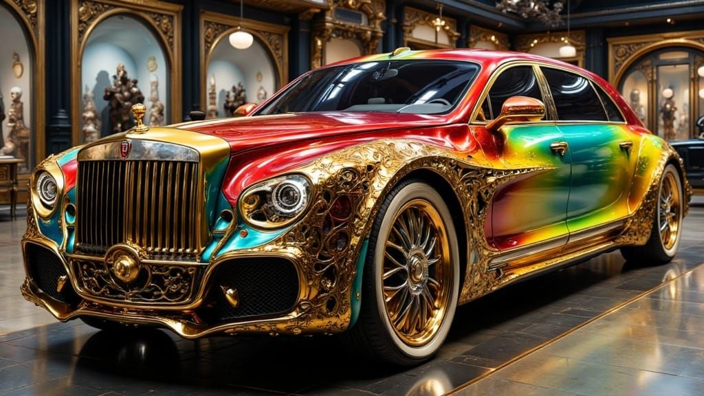 Custom Maybach Limousine in Hyperkraximalismus Style