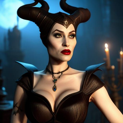 Maleficent in Detailed Fantasy Concept Art