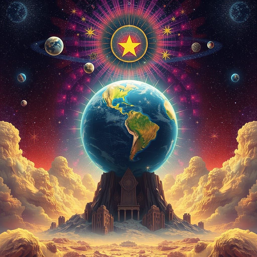Holographic Planet Communism in Astral Cosmic Art