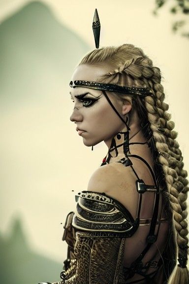 Arduinna the Huntress: Fantasy Portrait in D&D Style