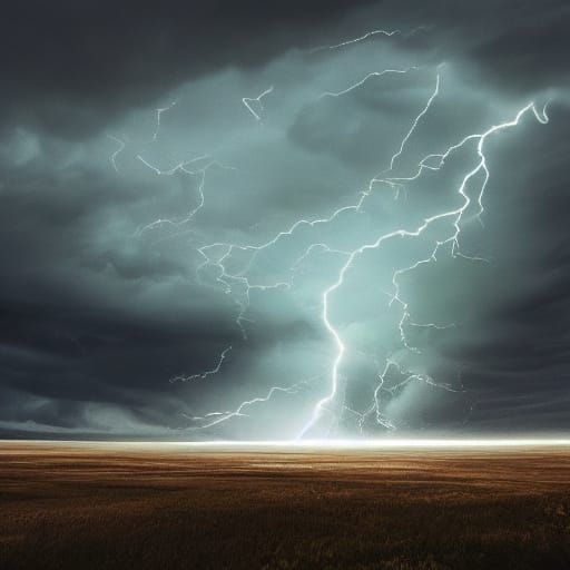 Dark Skies Unleash Fury: Hyperrealistic Stormscape