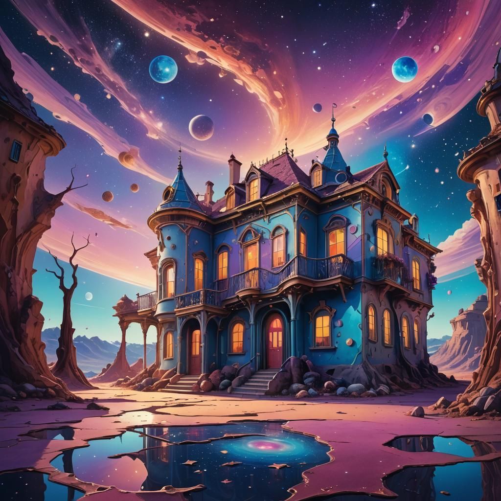 Surreal House on the Edge of the Universe