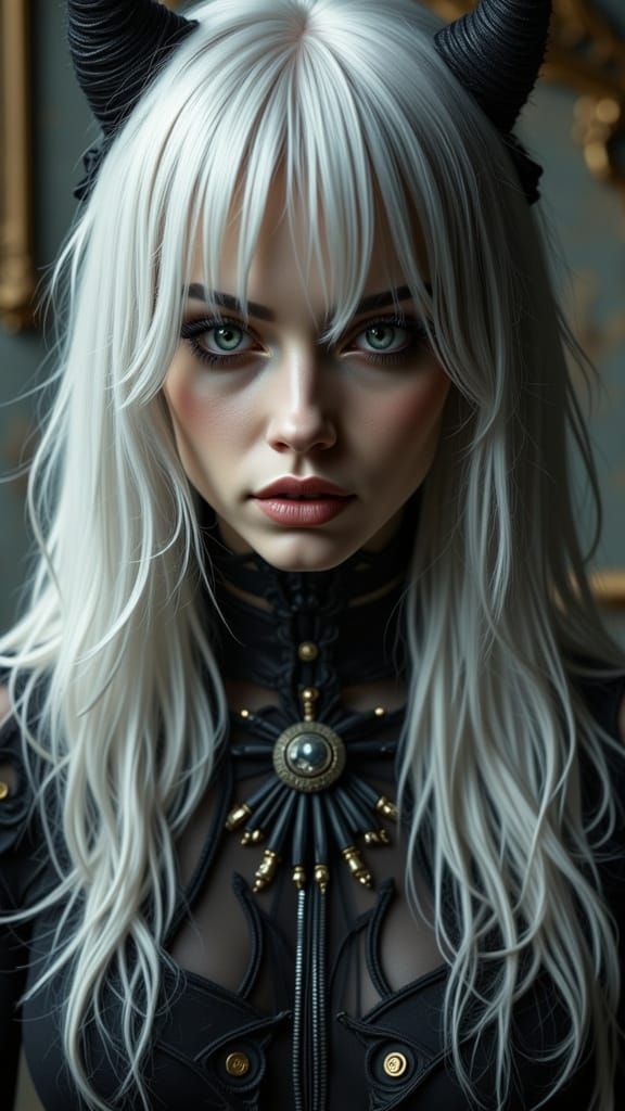 Adriana Lima Vampirella with Alucard in Castlevania