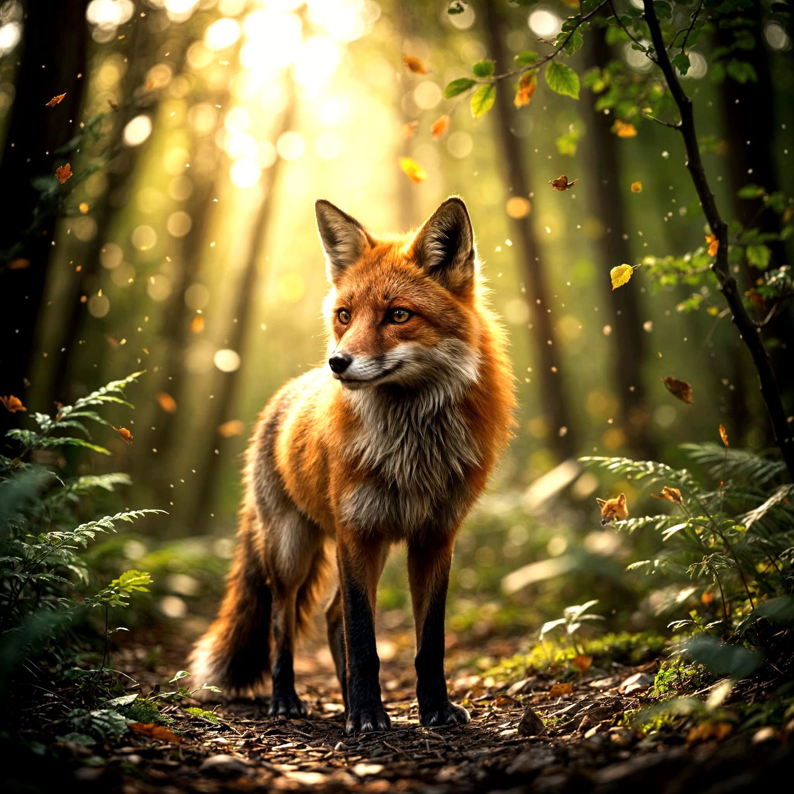 AI Generated Image of a Fox