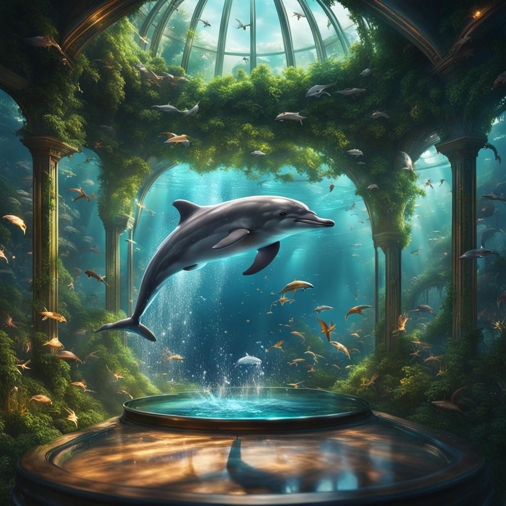 Dolphin's Leap: A Fantastical Space Escape