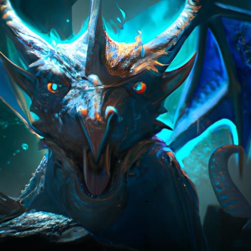 Dark Fantasy Mythical Beast Concept Art