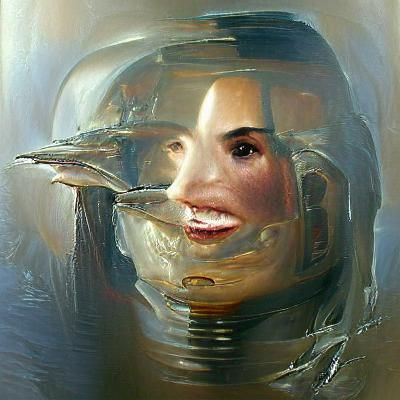 Realistic Demi-Human in Oil Painting Style