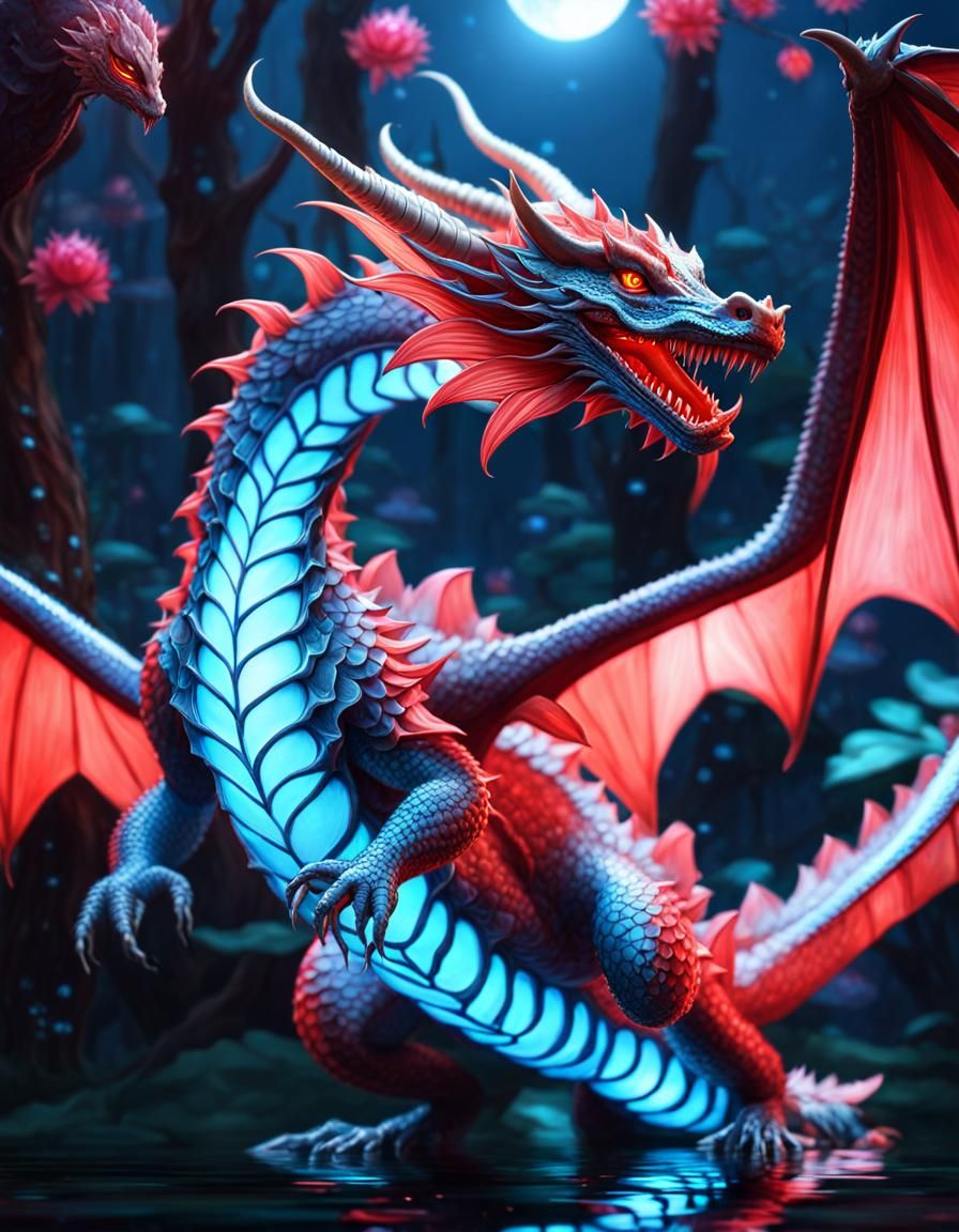 Bioluminescent Dragon
