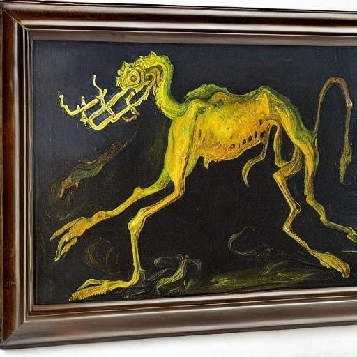 Smoky Beast in Expressionist Style