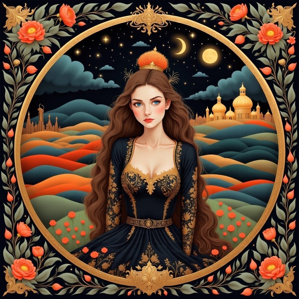 Ivan Tsarevich in Palekh Style