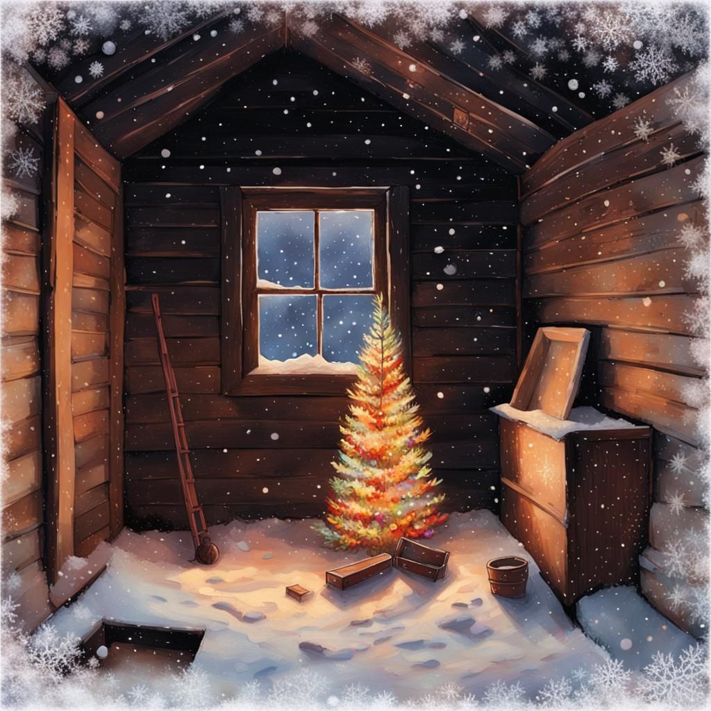 Enchanted Paintbrush Discovered in Christmas Attic