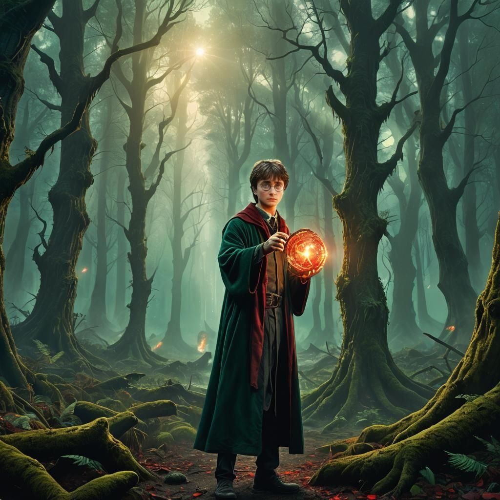 Harry Potter and the Horcrux: Detailed Matte Painting