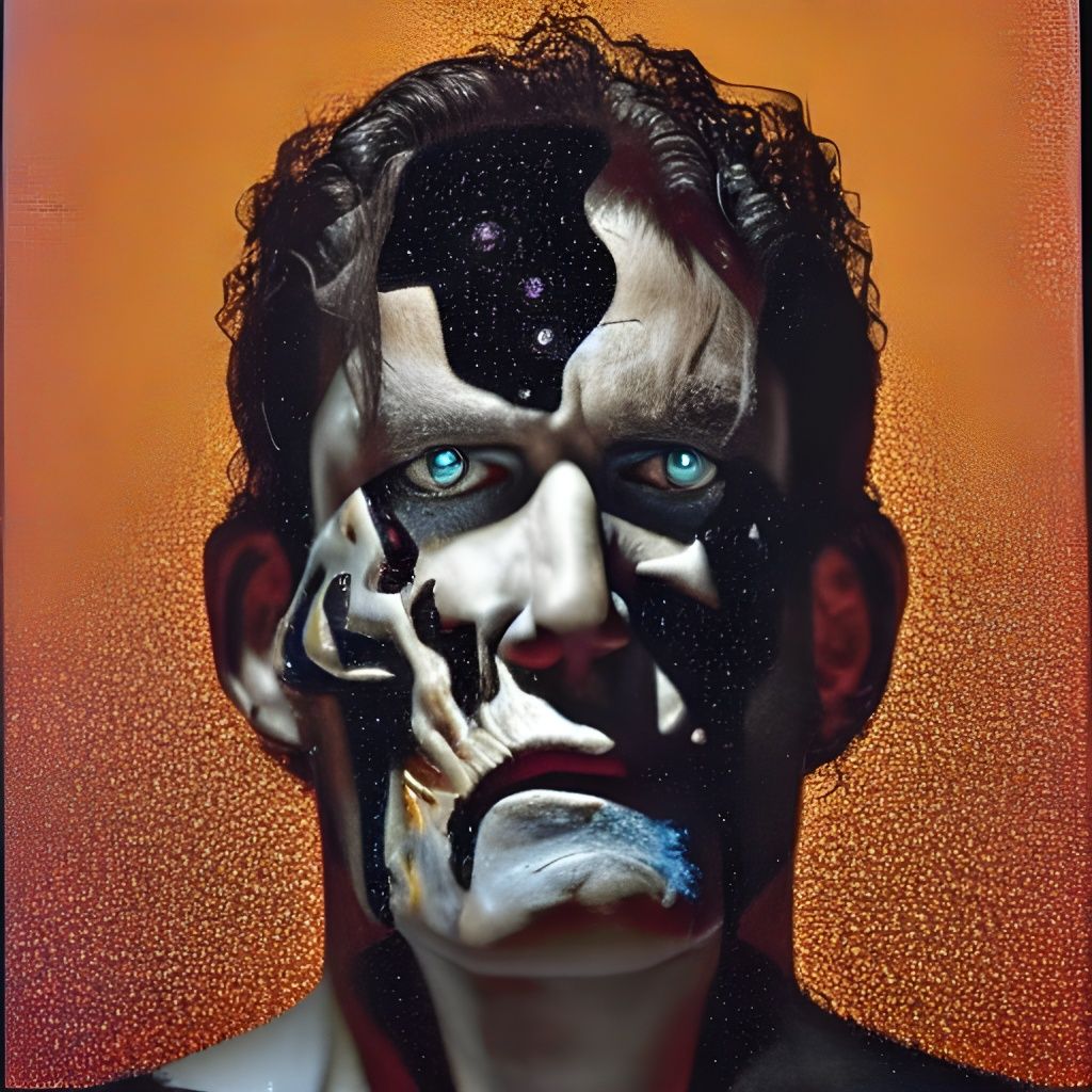 Eerie Sci-Fi Hercules Unchained Contemporary Art