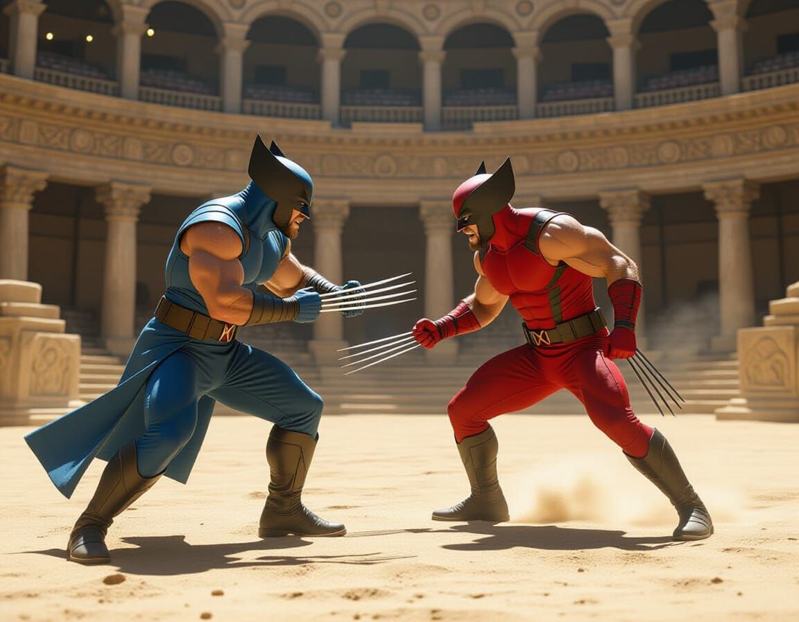 Wolverine Capture the Flag in Roman Arena