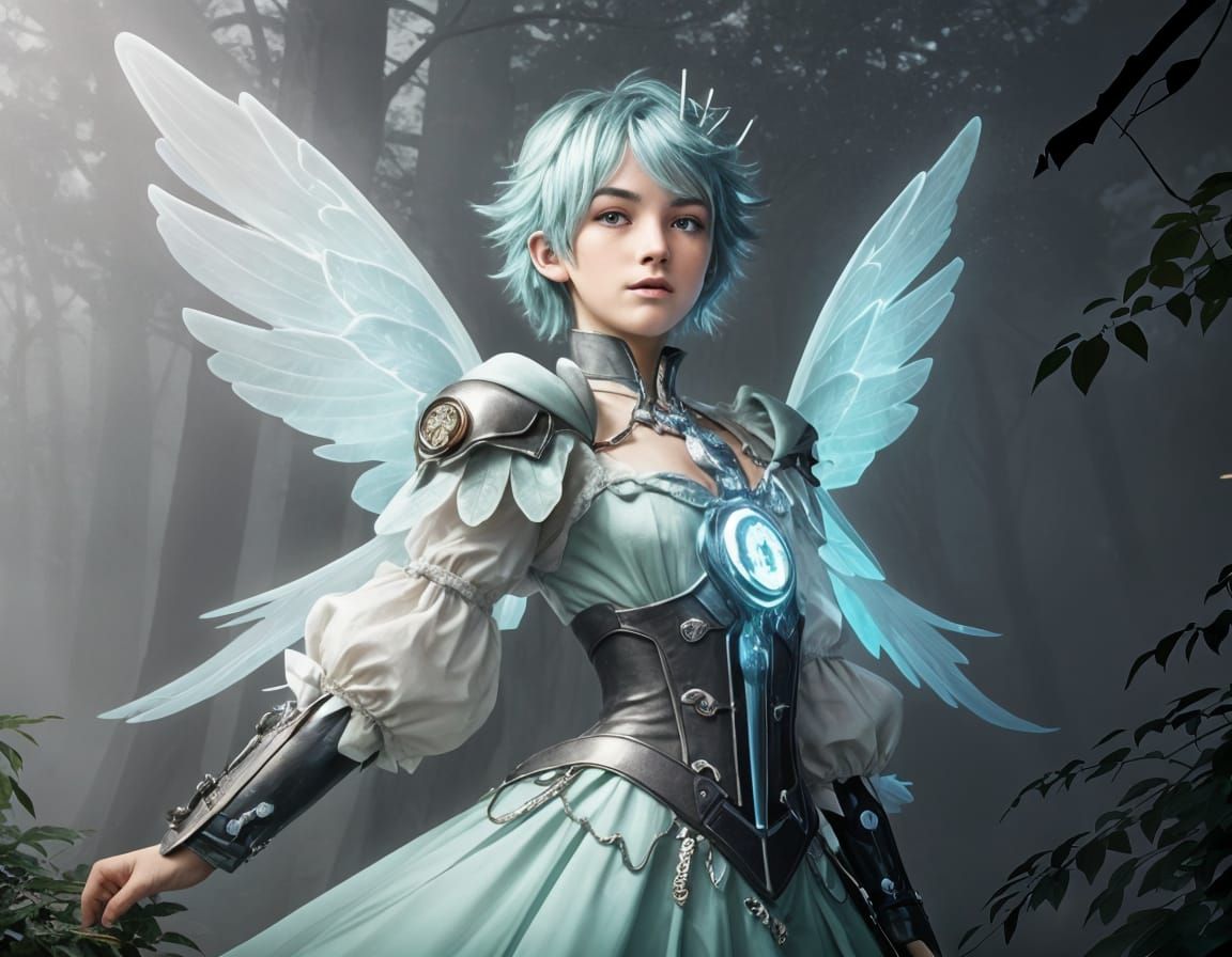 Ethereal Sylph of Time: A Youthful Vision