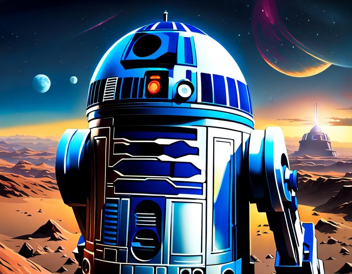 "R2D2" fan art