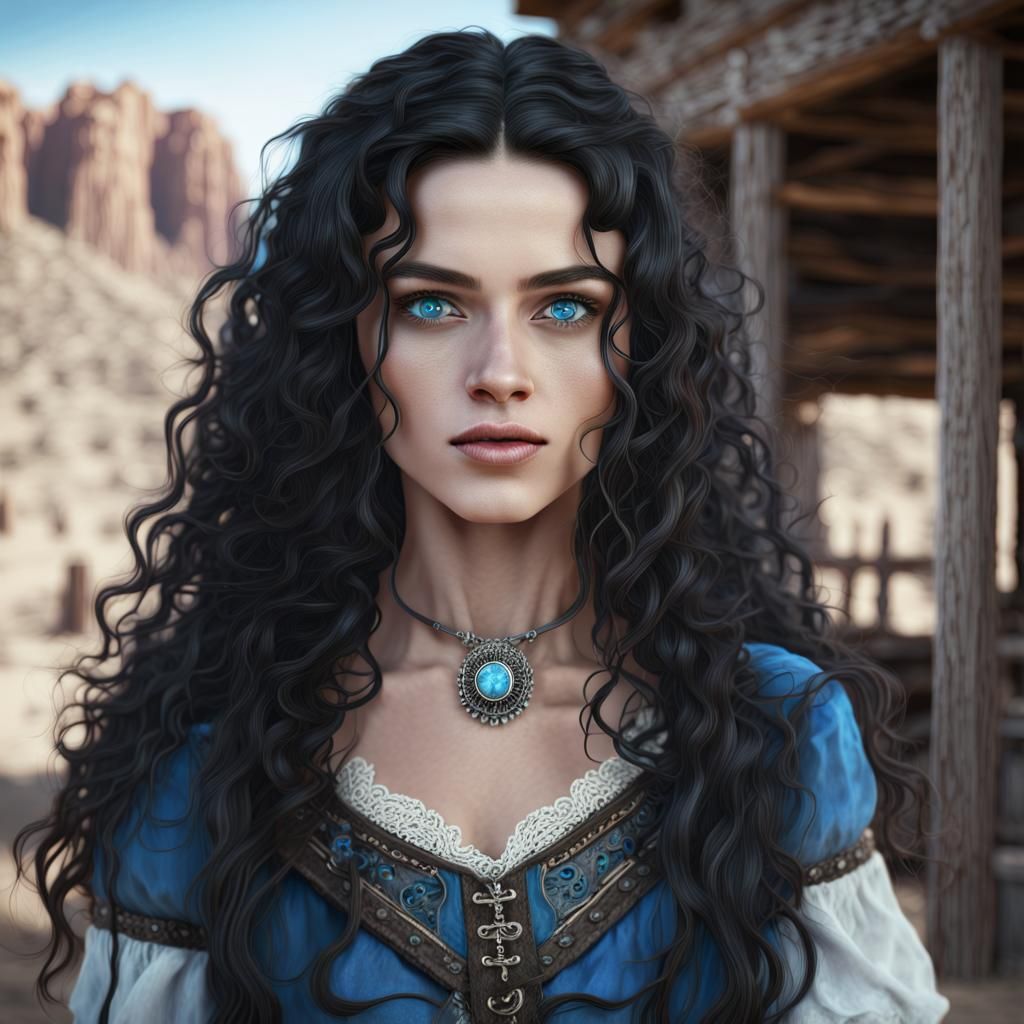 Old West Outlaw: A Detailed Digital Painting