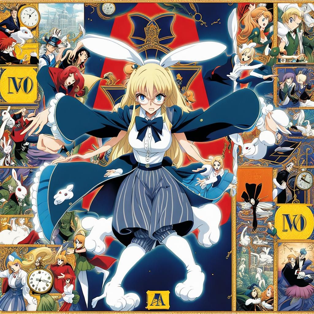 Alice in wonderland, doujin style The white Rabbit's apprent...