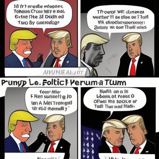 Political Cartoon Featuring Trump and Obama